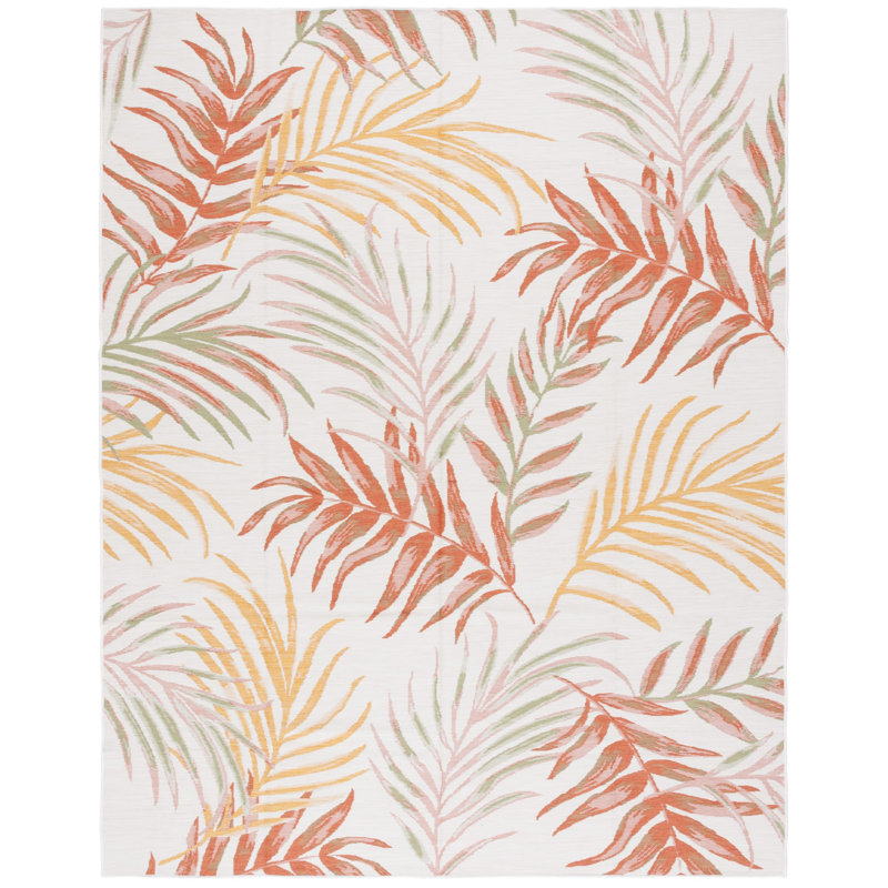 Chetna Sunrise Performance Floral Indoor/Outdoor Area Rug, Runner 2' x 8'