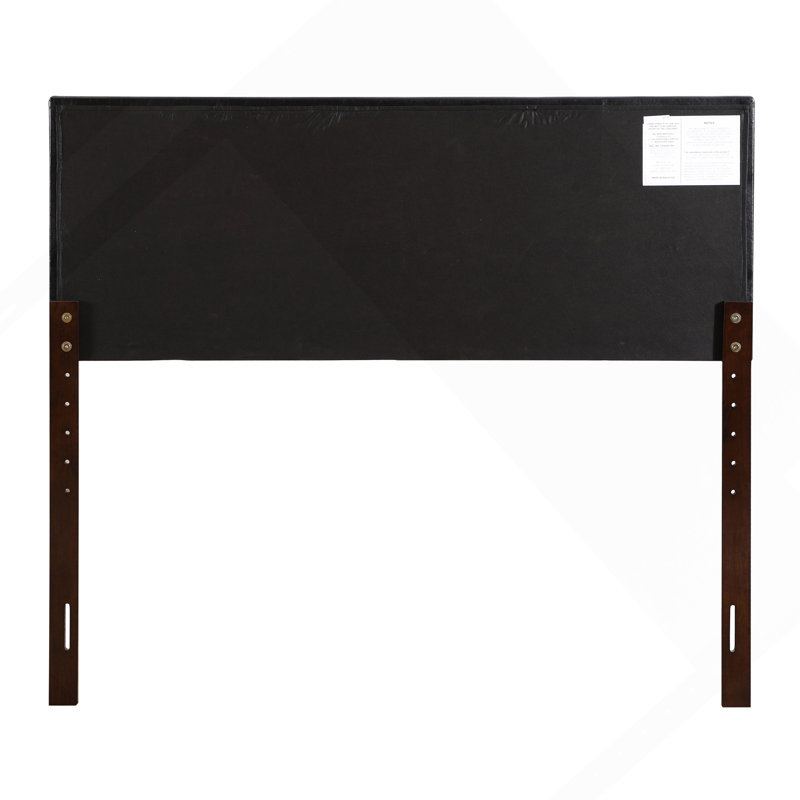 Tête de lit réglable polyvalente noire, Noir, Double