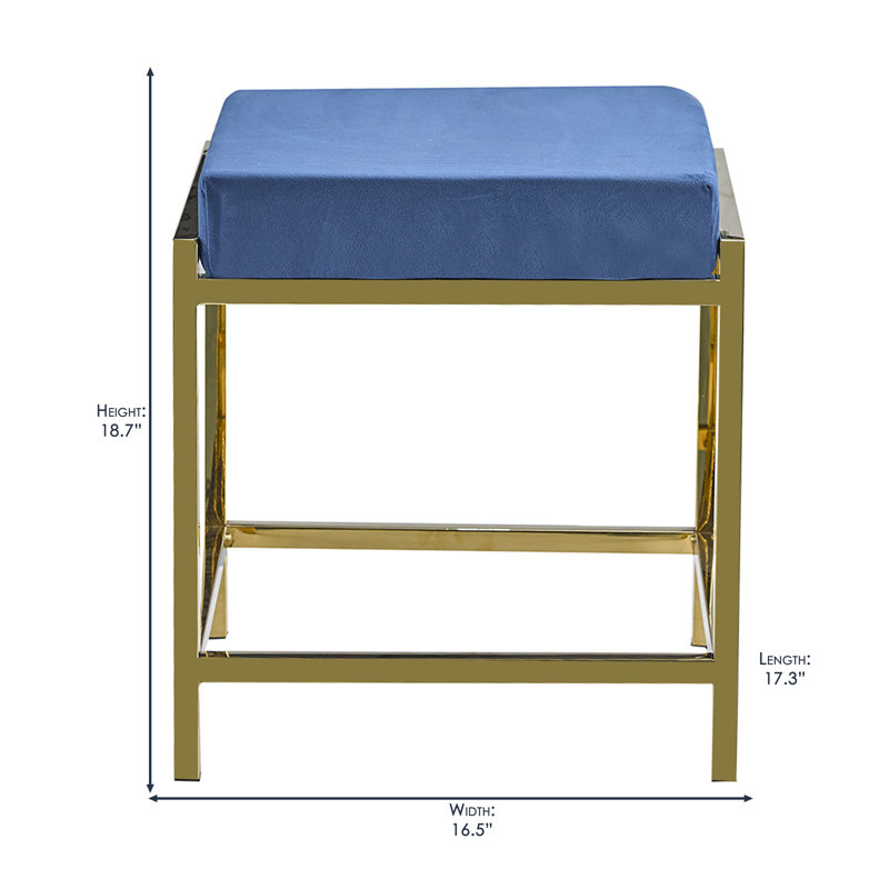 Waltman Metal Accent Stool