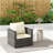 Outdoor Patio Furniture Sets Garden Rattan Chair Wicker Sofa Load 360 LBS 2 Person Seating Group-1236971987