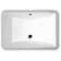 ANZZI Pegasus 14.5'' White Vitreous China Rectangular Bathroom Sink with Overflow