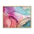 Toile avec cadre flottant brun