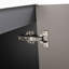 Meuble-lavabo autoportant et 3 portes d'armoire et lavabo, meuble-lavabo de salle de bain-113448621-113448619