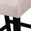 Siège de comptoir Kd - cadre teinté, garniture élégante, revêtement en cuir confortable, H 41 po, l 21,6 po, P 18,3 po, pieds