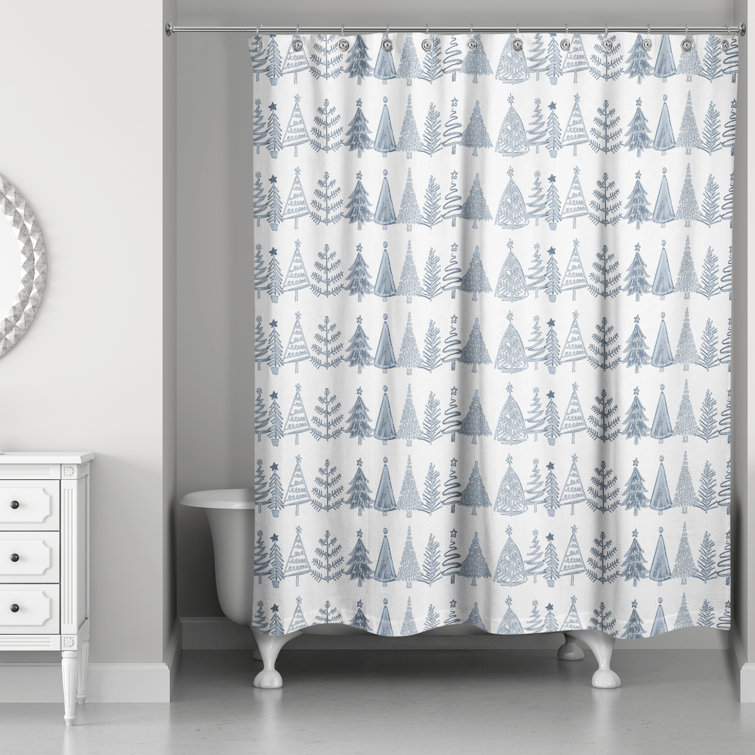 The Holiday Aisle® Donson Shower Curtain | Wayfair