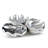 Arthur Court Designs Coastal Aluminum Candy Bowl