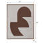 «Abstract Leather II» - art mural mixte