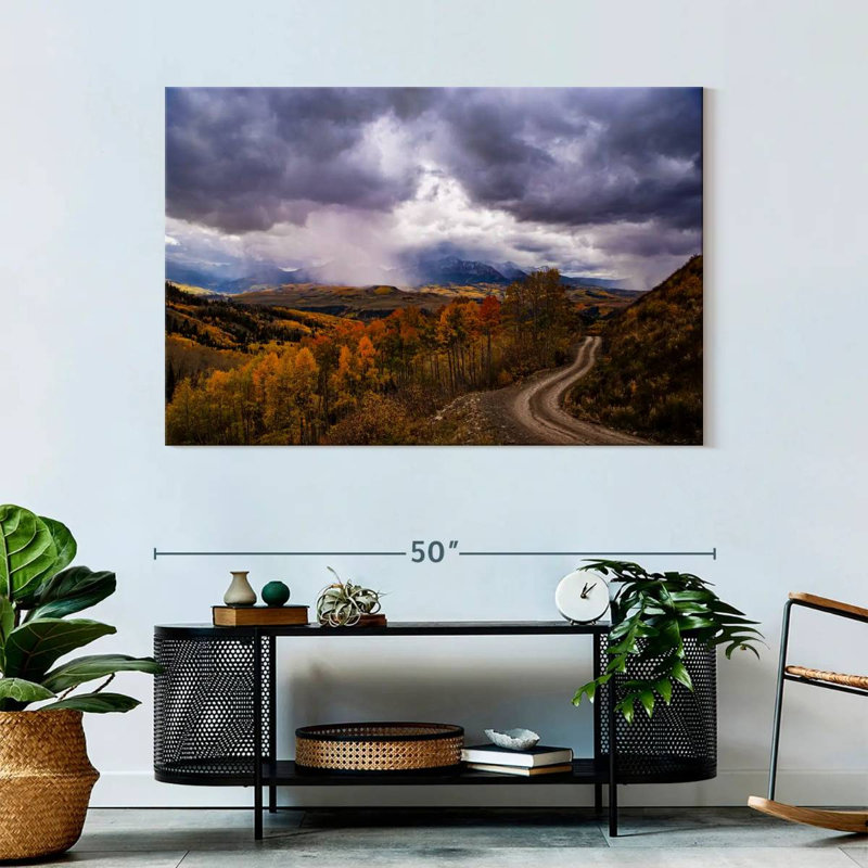 Roadside Aspen Trees, 32" H x 48" W