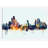 Abu Dhabi, UAE On Blue by Michael Tompsett - Gallery-Wrapped Canvas Giclée-19749759-74731681-74731682