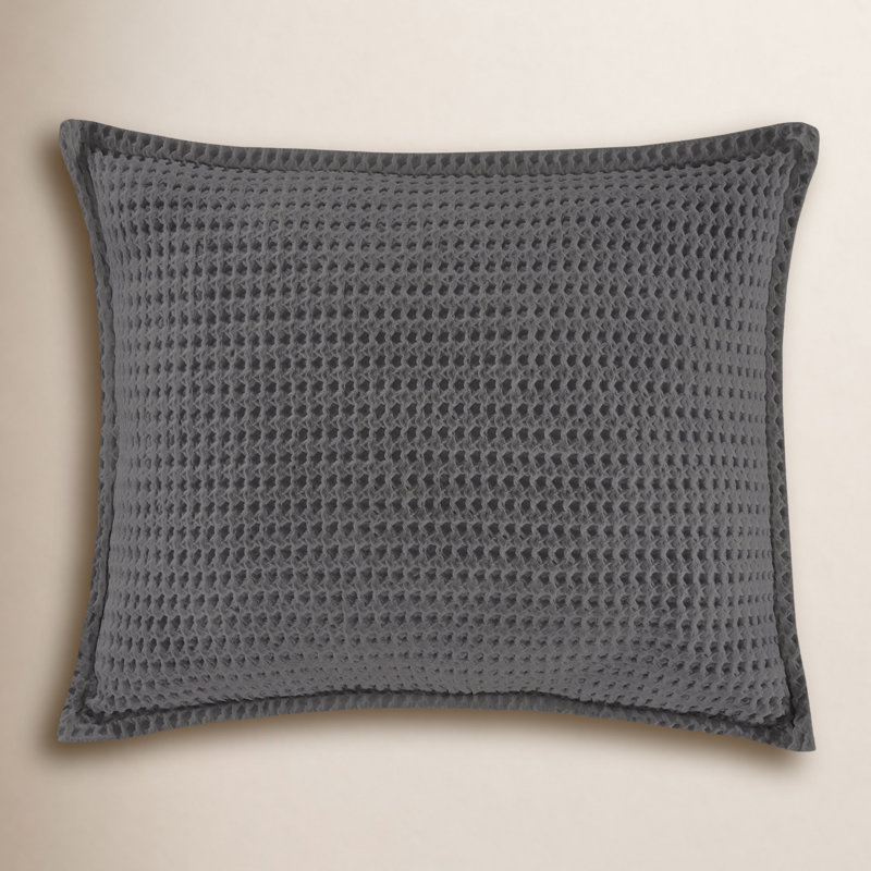 Taie décorative 100% coton Han, Standard, Pierre