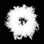 2m White Feather Garland for Party, Wedding, Christmas Tree Decoration