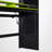 Full Size Wood Bunk Bed with height-adjustable Desk,Wardrobe,Ample Storage Space,and RGB Light, Green-970666372