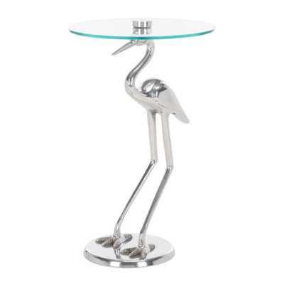 Table de bout en verre Tori de 26 po de hauteur
