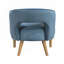 Fauteuil d'appoint Luxury Home Unique Velvet Blue-608705309
