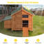 16.14m² Chicken Coop with Nesting Box For Up To 3 Chickens