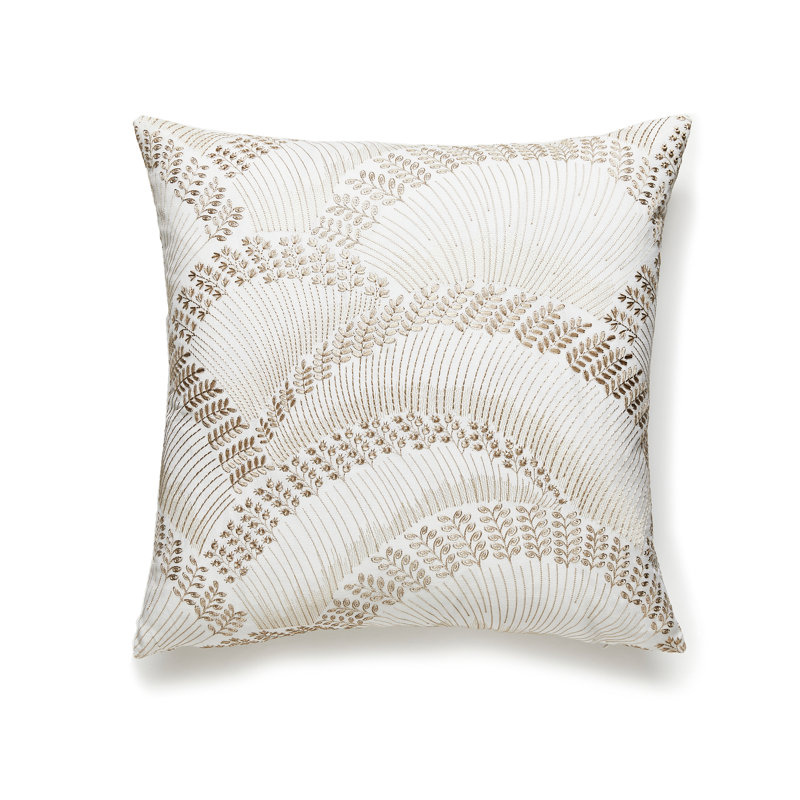 Sahara Linen Square Pillow Cover & Insert, Latte