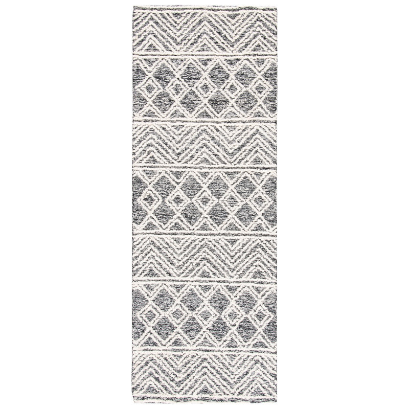 Gardea Hand Tufted Wool And Cotton Southwestern Rug, Runner 2'3" x 7'