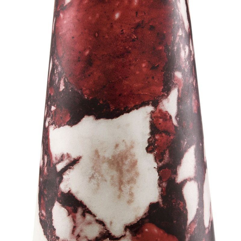 Nera Marble Table Lamp, Red