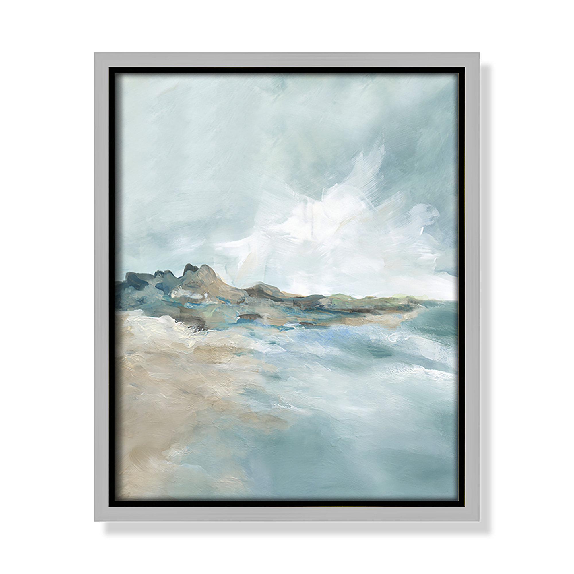 Sandpoint Print by Carol Robinson, 11.5" H x 9.5" W, Silver