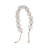 Modern Glass Beads with Woven Jute Cord - Handcrafted Single Decorative Accent with Contemporary Style and Natural Texture for Versatile Display in Any Room or Shelf Decor-107104941