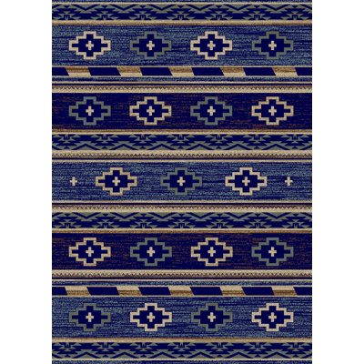 Tapis bleu marine