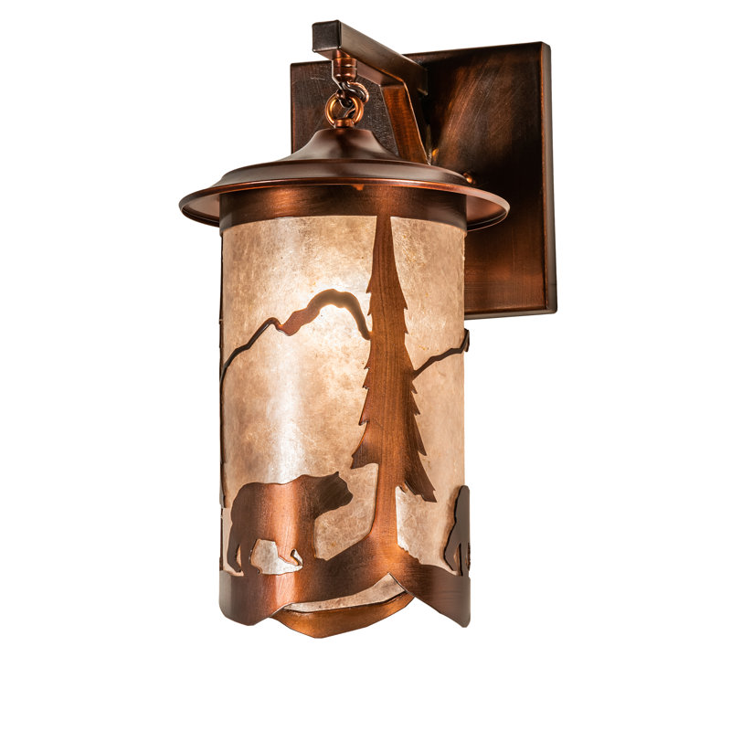 Rustic Lodge Armed Sconce