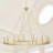 Adriana 47" W 16-Light Dimmable Wagon Wheel Chandelier with Sloped Ceiling Adapter-1133963607