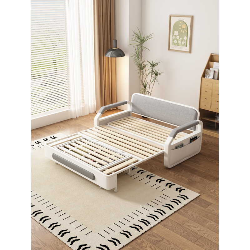 Aneva Upholstered 62.2'' Sleeper Sofa