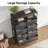 Chaseburg 8-Drawer Dresser with Open Media Shelf, 45.9'' Tall Dresser with Wooden Top, Black Dresser with Sturdy Frame, Chest of Drawers for Bedroom, Closet, Hallway-1768525080
