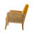 Mayenne Upholstered Accent Chair with Rattan Arms-1017493440