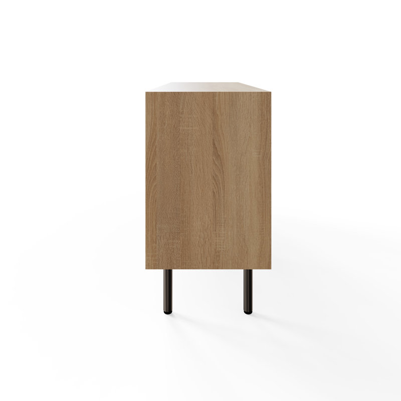 Saraghna 116cm Sideboard, Oak/Black