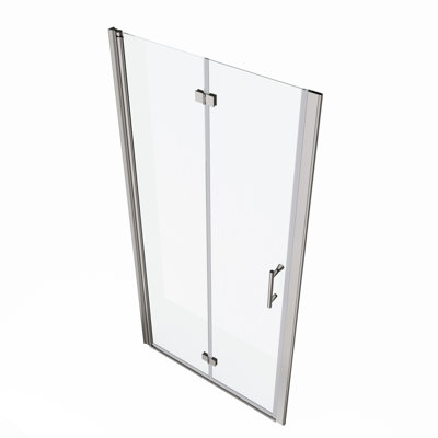 Universal Pivot Shower Door With 1 3/8" Adjust. 1/4" Tempered Glass 3672. Wall Channel, #304 Stainless Steel Handle. Tested 36000 Times For Open & Close. Smooth System, Great Leakage. Adjustable.