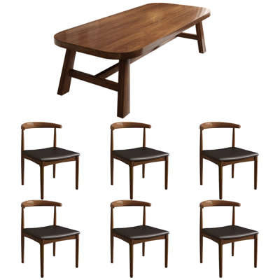 Table et chaise de salle à manger moderne et simple