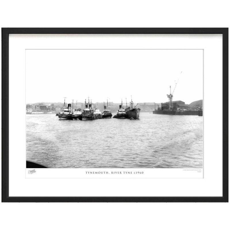 Tynemouth, River Tyne C1960 by Francis Frith - Single Picture Frame Print, 28cm H x 36cm W x 2.3cm D