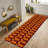 Chic Non-Woven Thin Printed Rug with Intricate Floral Design and Vibrant Color Palette Perfect for Modern and Traditional Home Decor-129212895