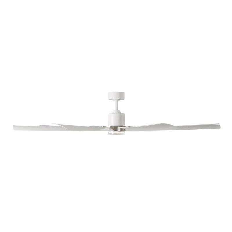 Aura 8 - Blade Indoor/Outdoor Smart Ceiling Fan with Adjustable CCT 2700K-3000K-4000K-5000K LED Light Kit and Remote Control Included, Works With Alexa and iOS or Android App