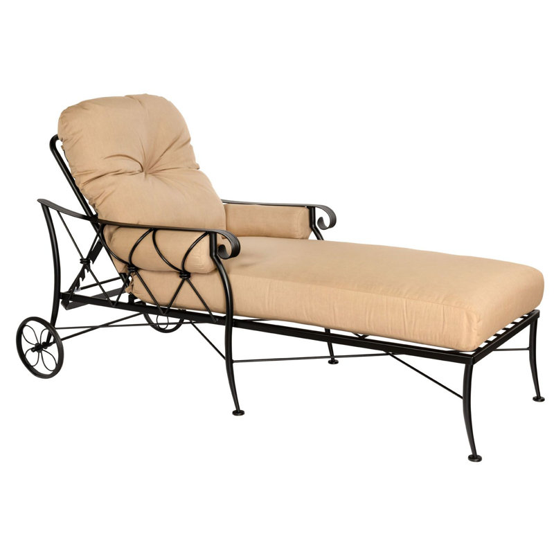 Derby Outdoor Chaise Lounge, Denver Scarlett, Matte White