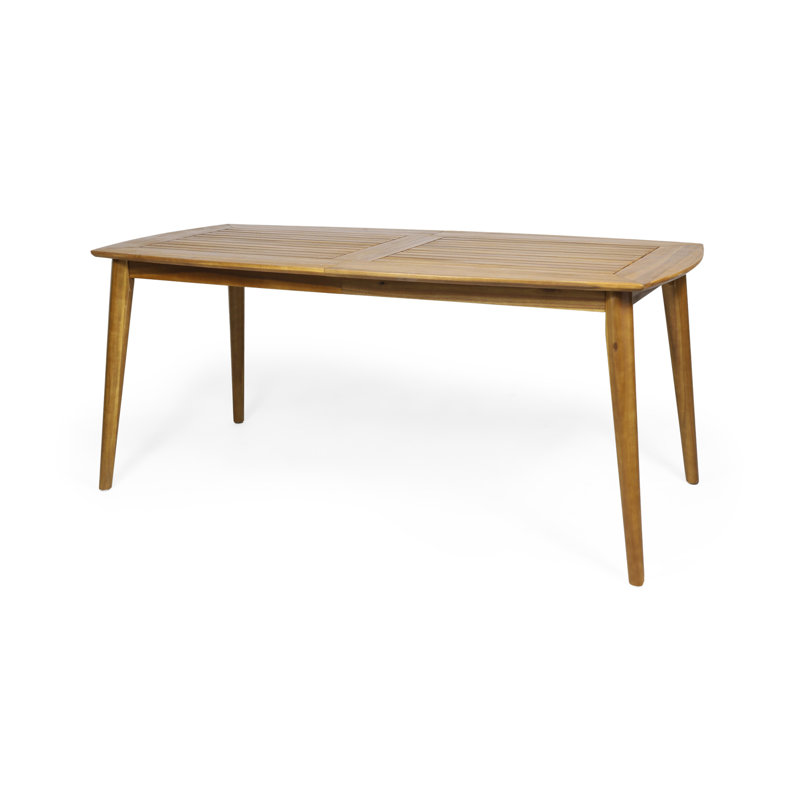 Rectangular Acacia Outdoor Dining Table , 31.5'' in. W 71'' in. D