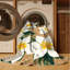  Tapis lavable hawaïen Plumeria-650586101