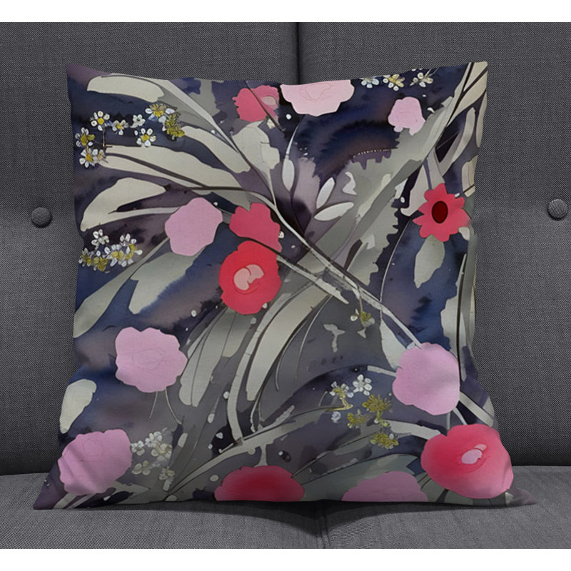 Throw Pillow, 16"H x 16"W, Pillow Cover Only - No Insert