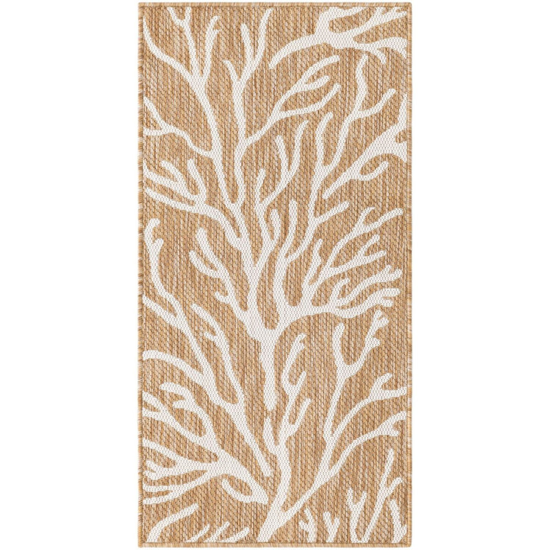 Tapis contemporain Azilynn, Tapis de couloir 2 pi x 4 pi 1 po
