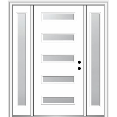 Portes d'entrée avant apprêtées apprêtées