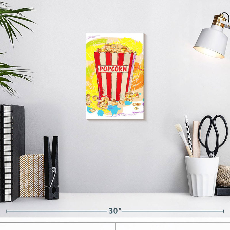 Yarlin Popcorn, 12" H x 8" W