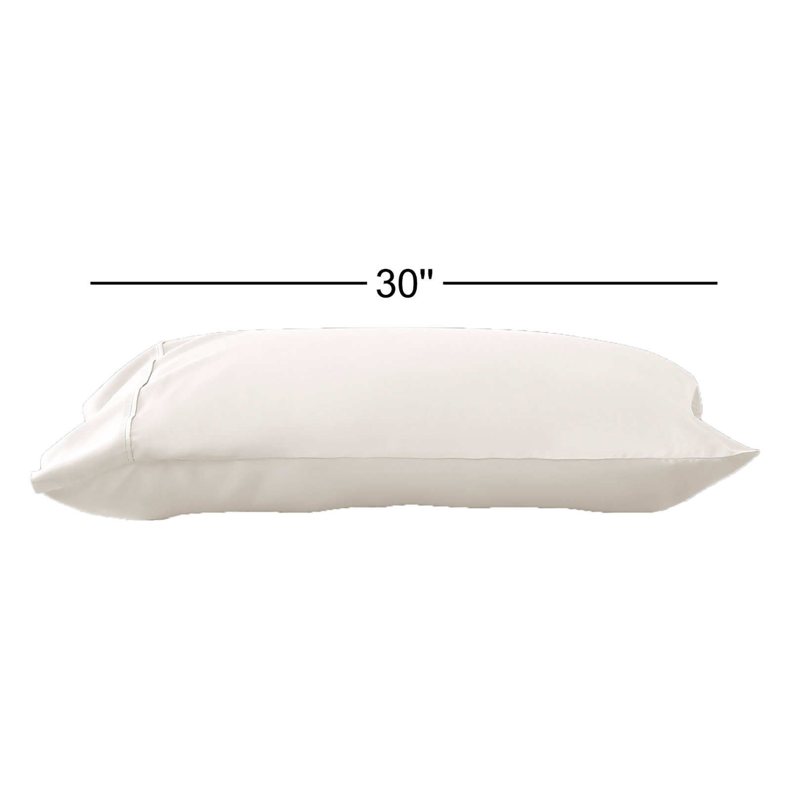 Laflin Sateen - Set of 2, White, Standard