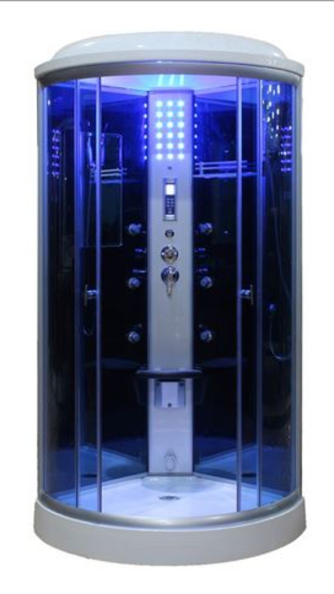 Mesa 9090K Steam Shower 36L x 36W x 85H Clear