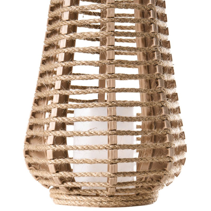 GWAYI 34cm Solar Powered Integrated LED Outdoor Lantern