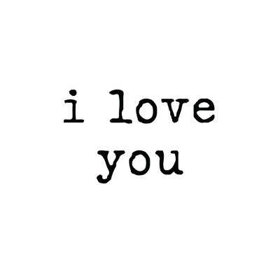 I Love You - Wrapped Canvas Print