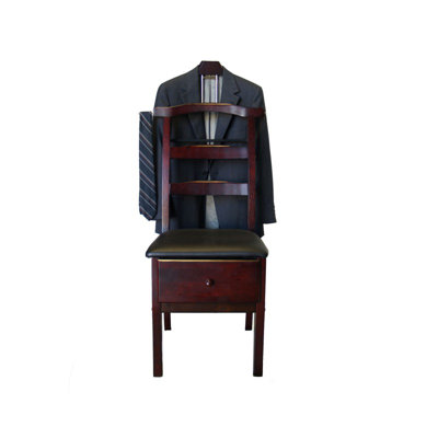 Solid Wood Freestanding Valet Stand