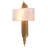 Keaney 1 Light Brass Rod Wall Sconce With Shade-31917080
