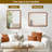 Yellowish Brown Wavy Rectangle Solid Wood Frame Decorative Mirror-1686799684-1688807631